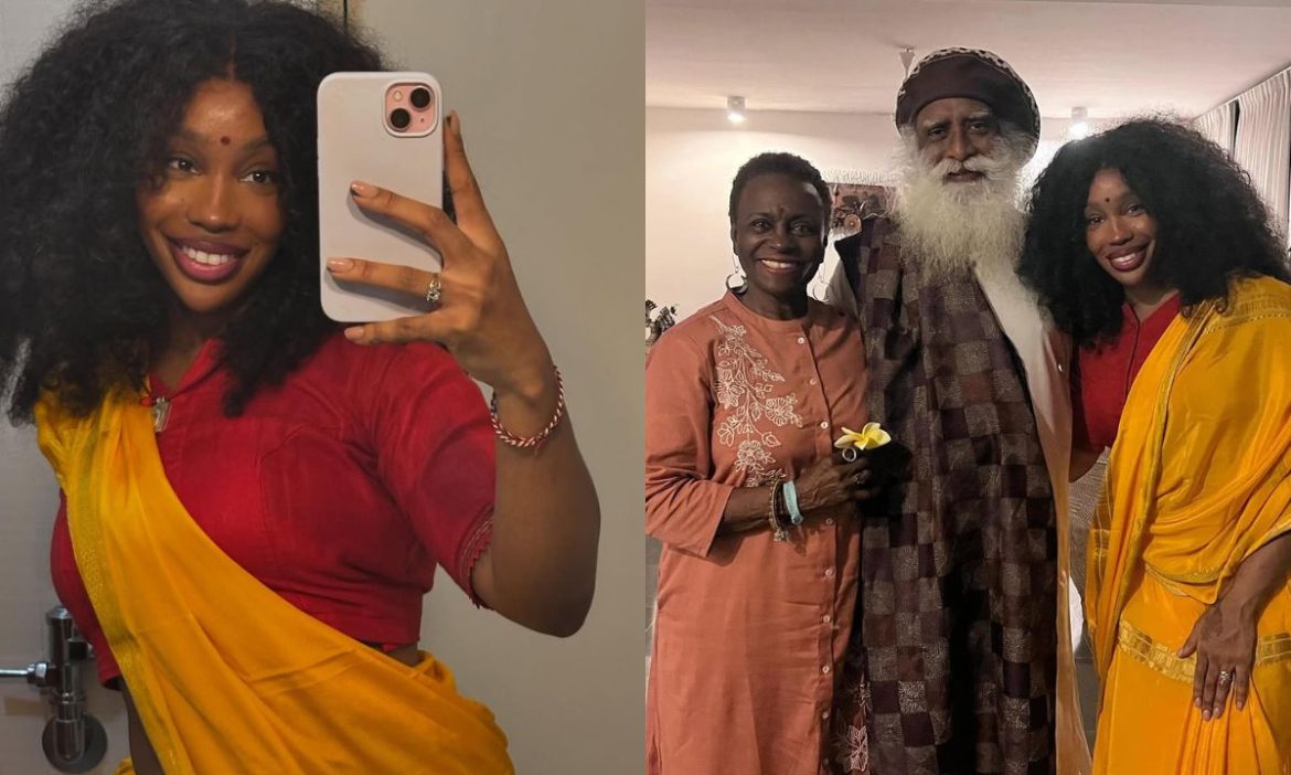 SZA Finds Zen in India! Silent Retreat, No Phones & a Sari Glow-Up Before Super Bowl Halftime with Kendrick!