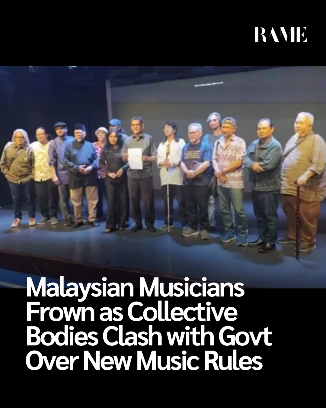 Malaysian Musicians Frown as Collective Bodies Clash with Govt Over New Music Rules