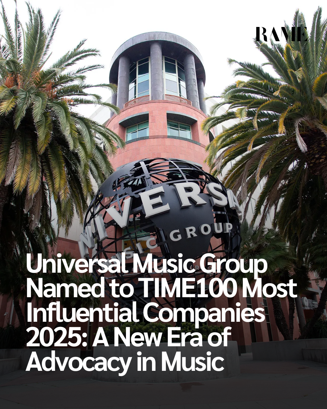 Universal Music Group Named to TIME100 Most Influential Companies 2025