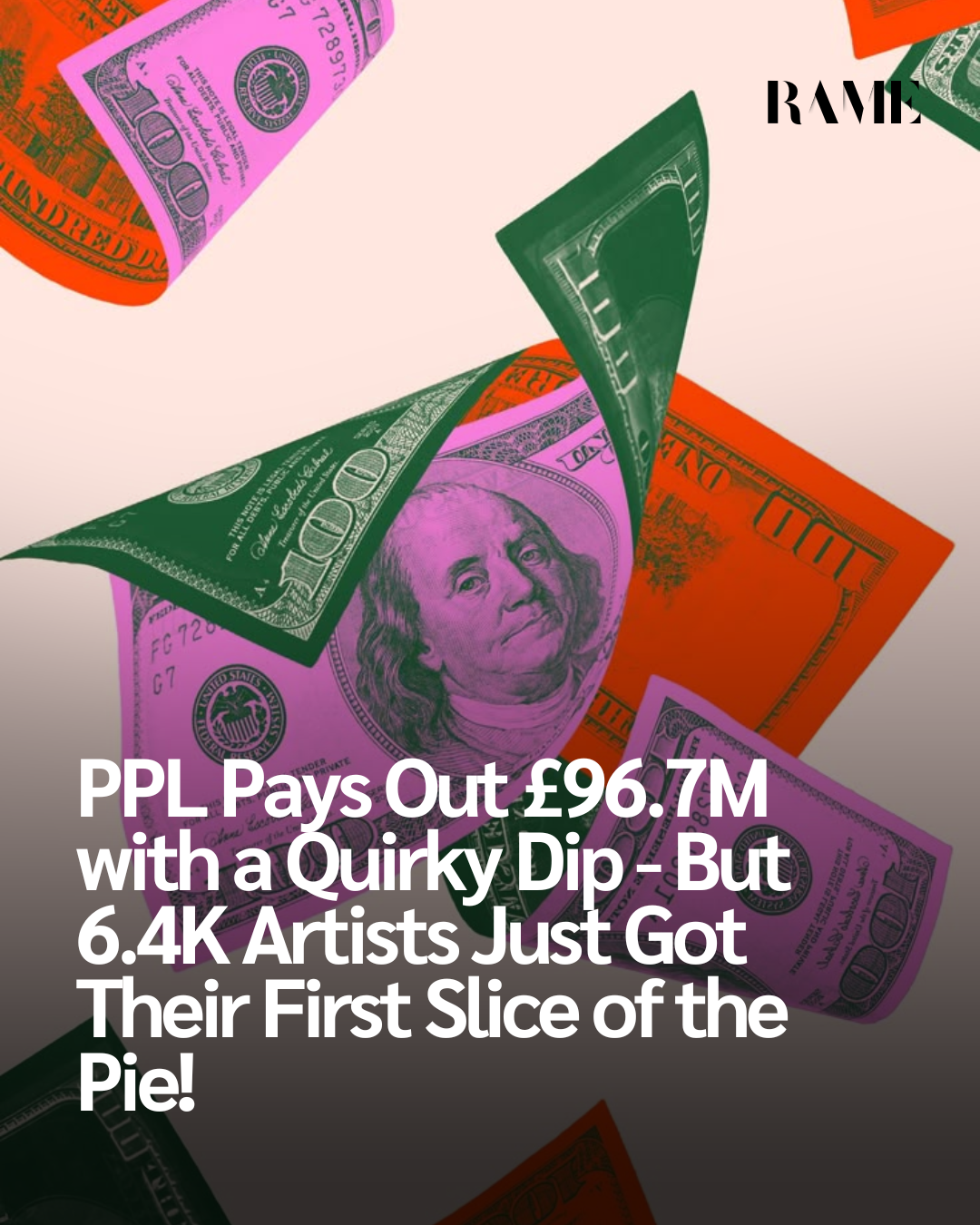 PPL Pays Out £96.7M with a Quirky Dip But 6.4K Artists Just Got Their First Slice of the Pie
