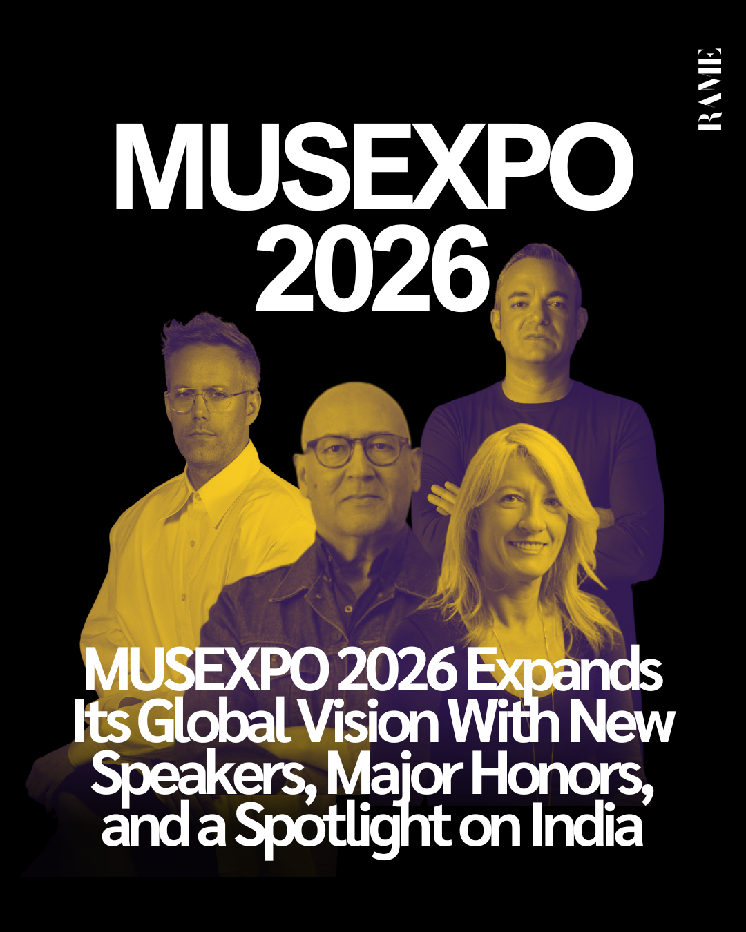 MUSEXPO 2026 Expands Its Global Vision With New Speakers, Major Honors, and a Spotlight on India