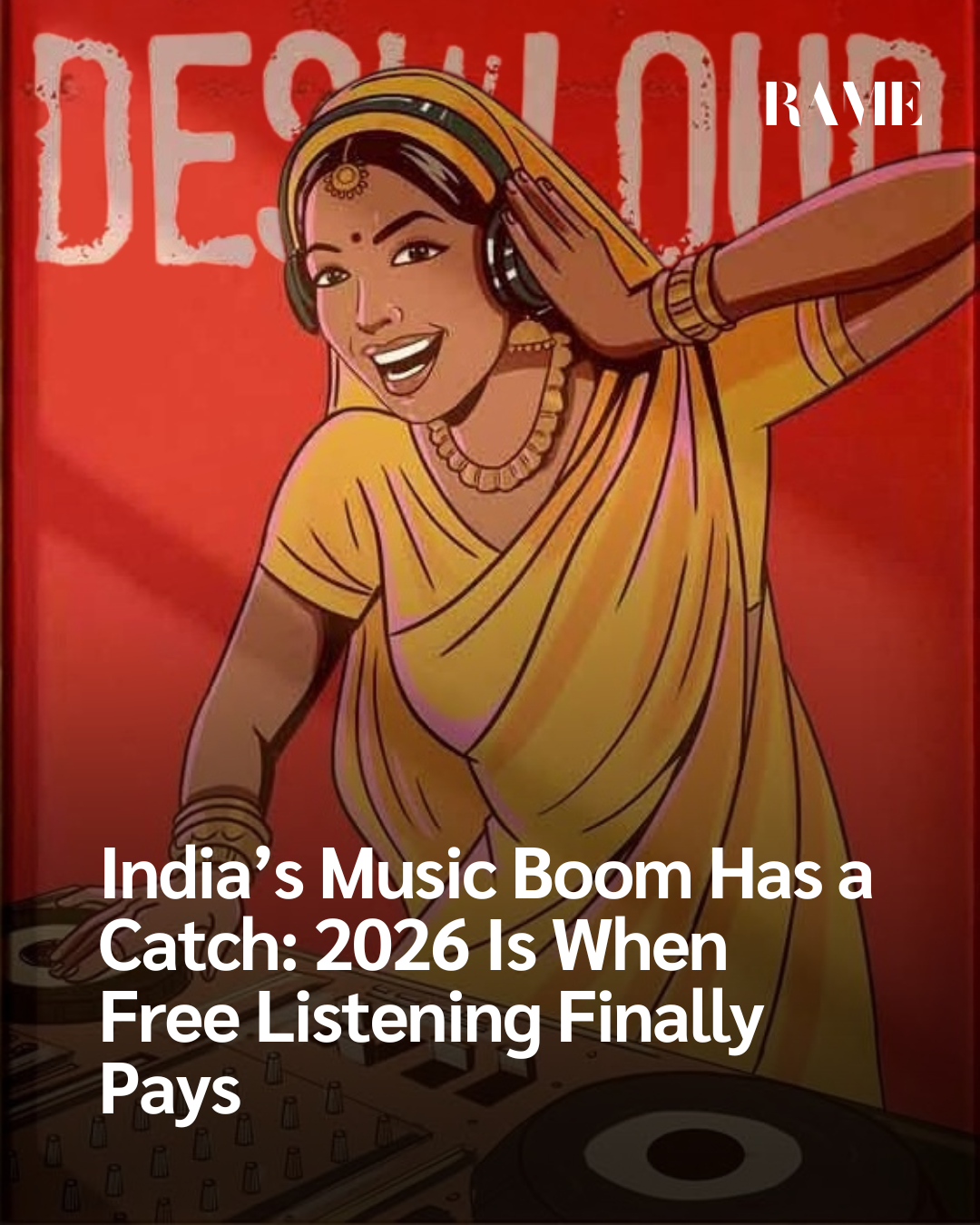 India’s Music Boom Has a Catch: 2026 Is When Free Listening Finally Pays