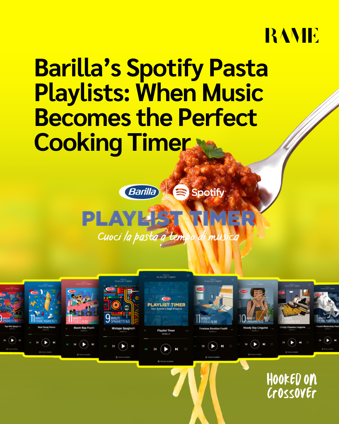 Barilla’s Spotify Pasta Playlists: When Music Becomes the Perfect Cooking Timer