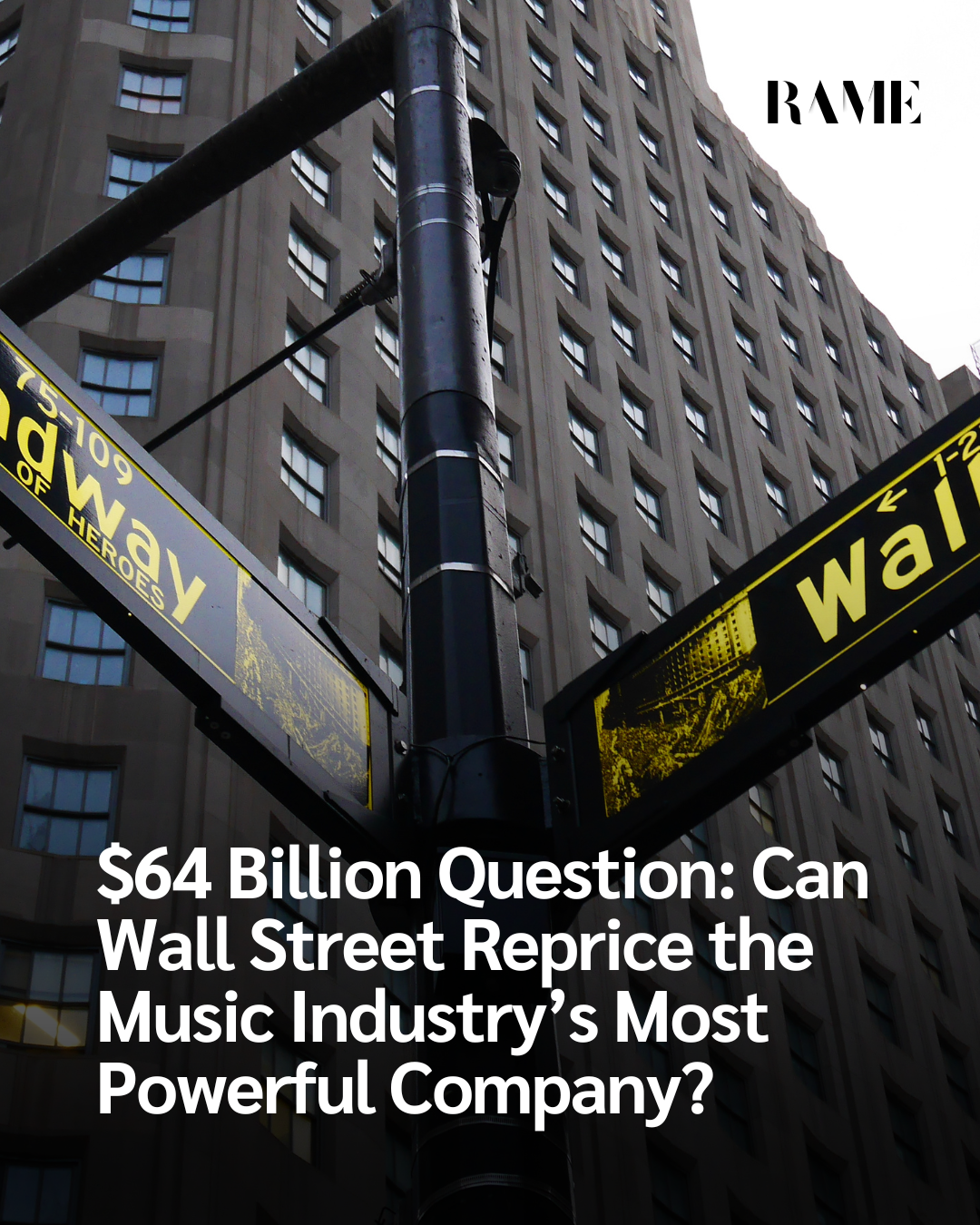 $64 Billion Question: Can Wall Street Reprice the Music Industry’s Most Powerful Company?